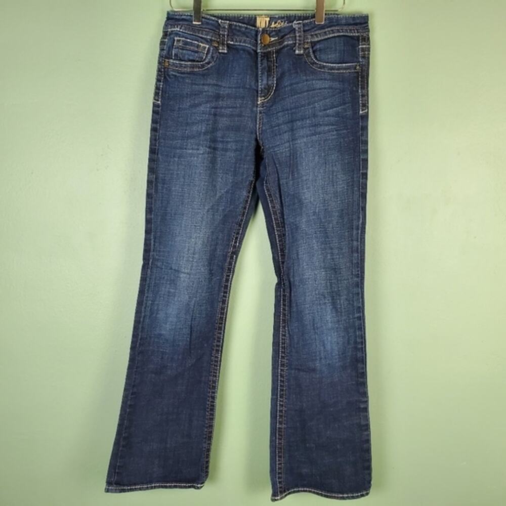 Kut From The Kloth Natalie Bootcut Denim Blue Jeans Size 10